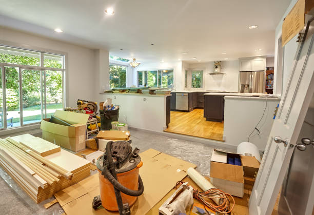 Professional Cabinet Installation technician working in Bordentown, NJ